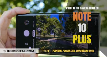 The Camera Lens Location on the Note 10 Plus