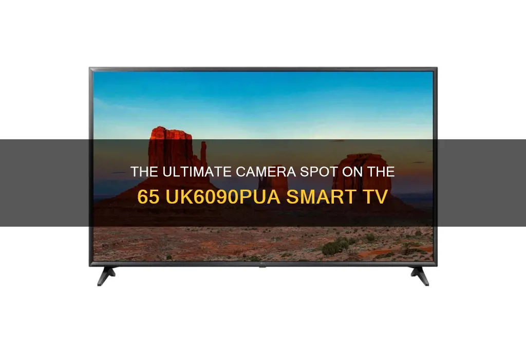 where is the camera on 65 uk6090pua smart tv