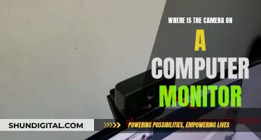 Finding the Camera on Your Computer Monitor