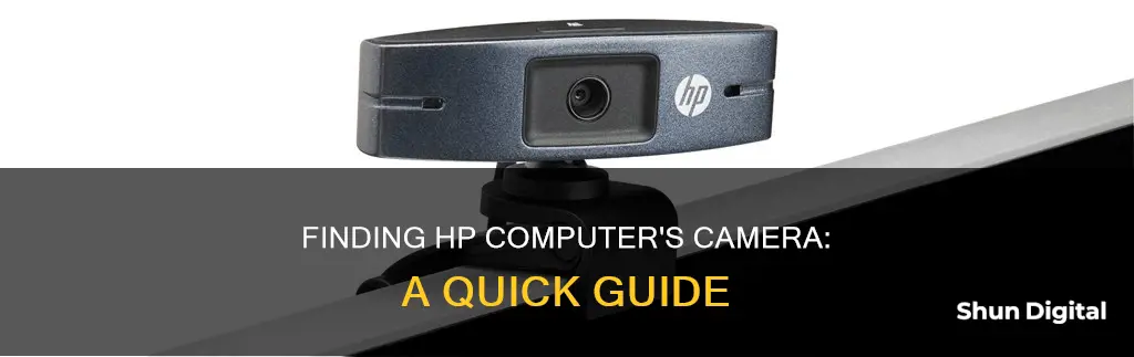 where is the camera on my hp computer