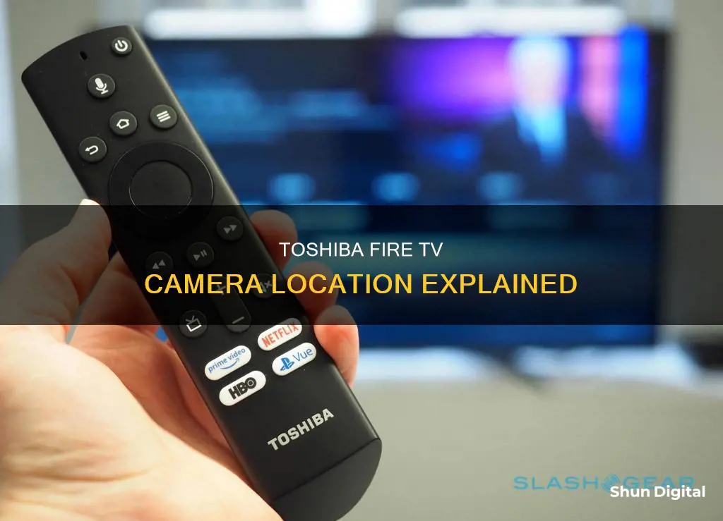 where is the camera on toshiba fire tv