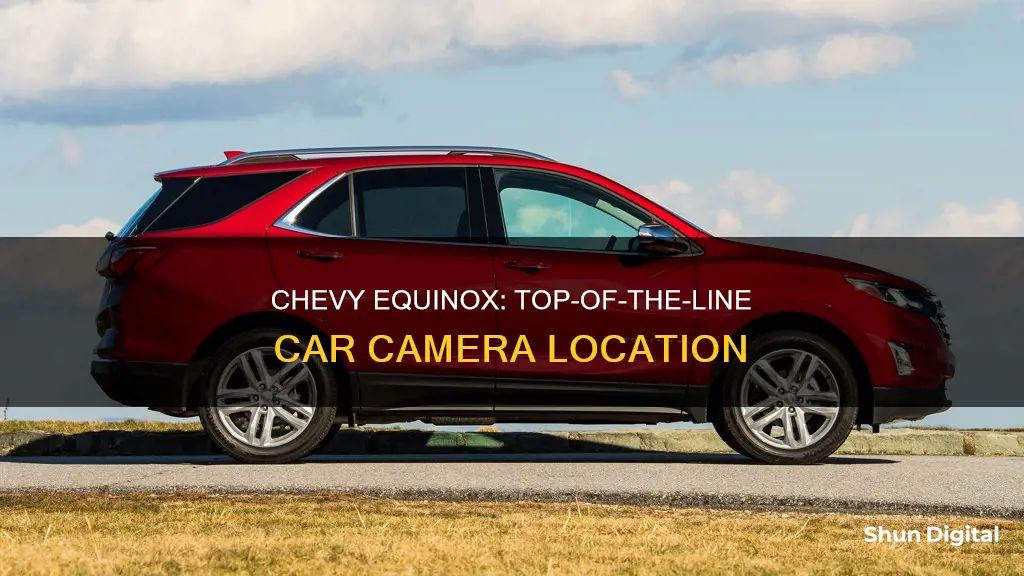 where is the chevy equinox top of car camera