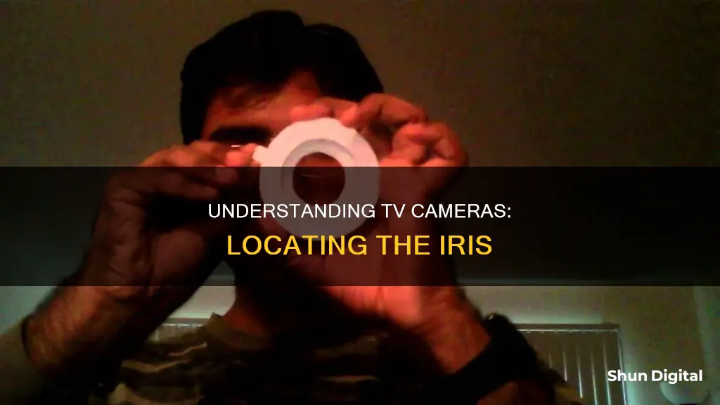 where is the iris on a tv camera