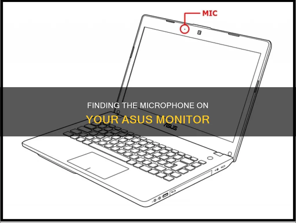 where is the microphone on the asus monitor