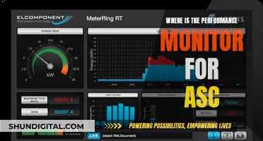 Performance Monitor for ASC: Location and Access