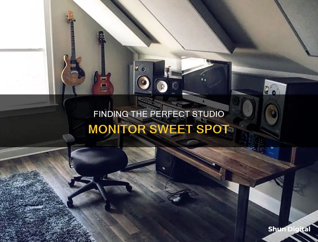 where is the sweet spot for studio monitors