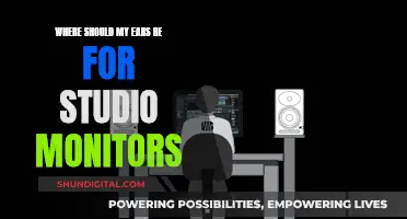 Positioning Your Ears for Studio Monitor Sweet Spot