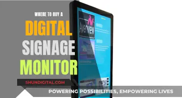 Digital Signage Monitors: Where to Buy Guide