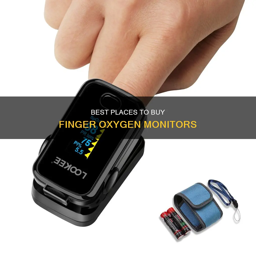 where to buy a finger oxygen monitor