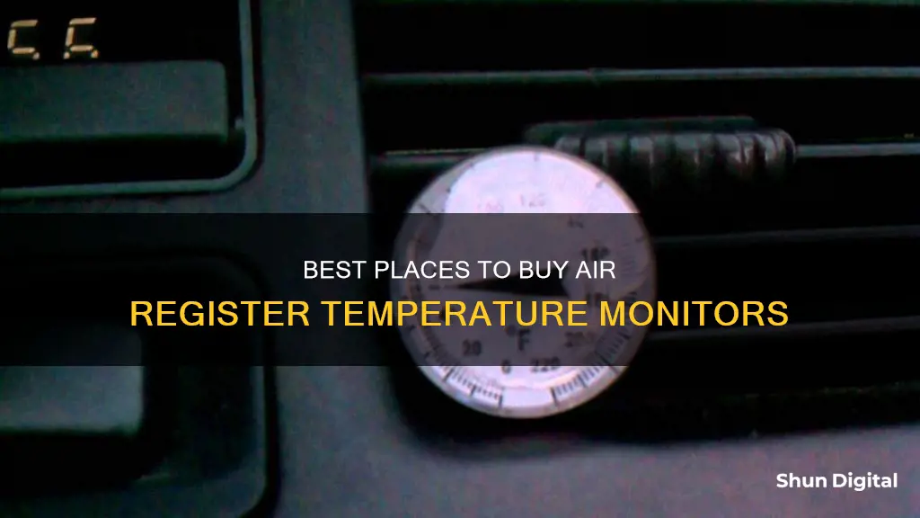 where to buy a residential air register temperature monitor