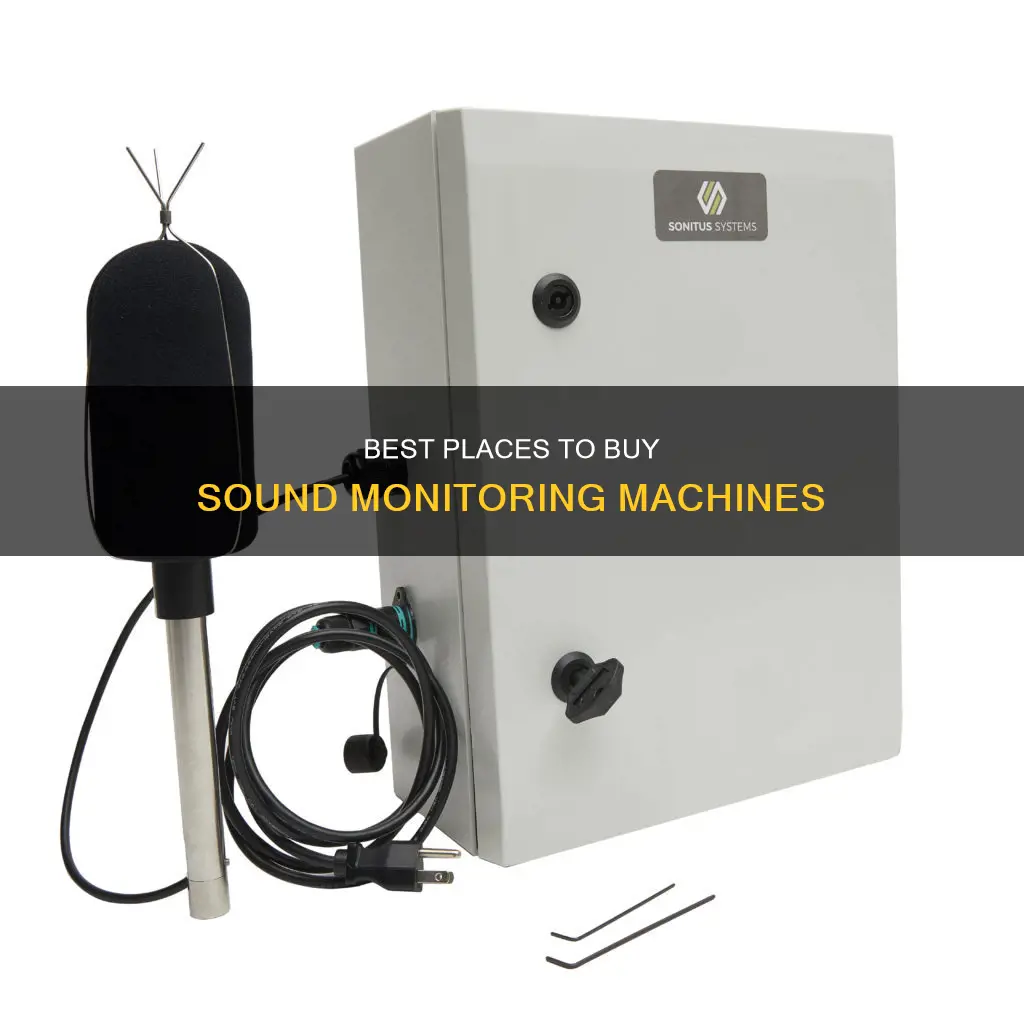 where to buy a sound monitoring machine