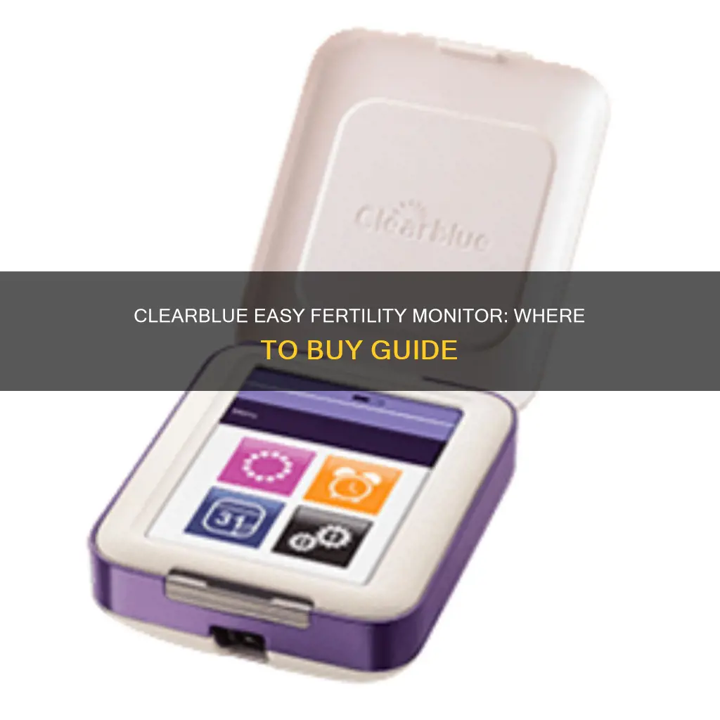 where to buy clear blue easy fertility monitor