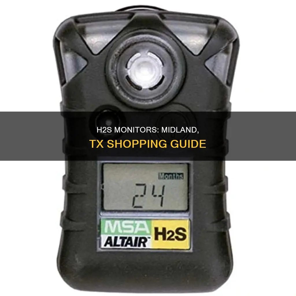 where to buy h2s monitors in midland tx