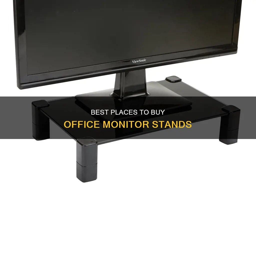 where to buy office monitor stands