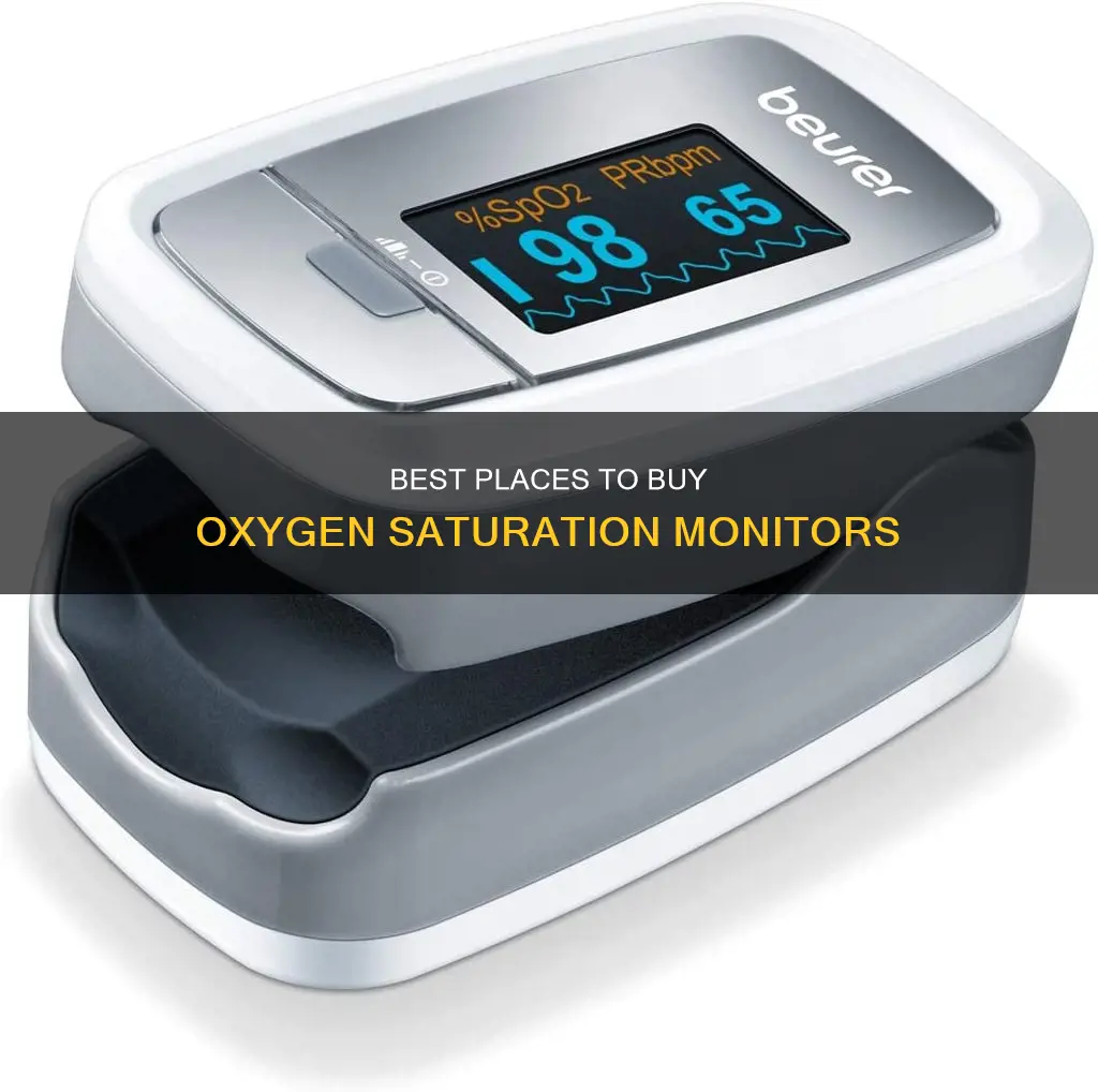 where to buy oxygen saturation monitor