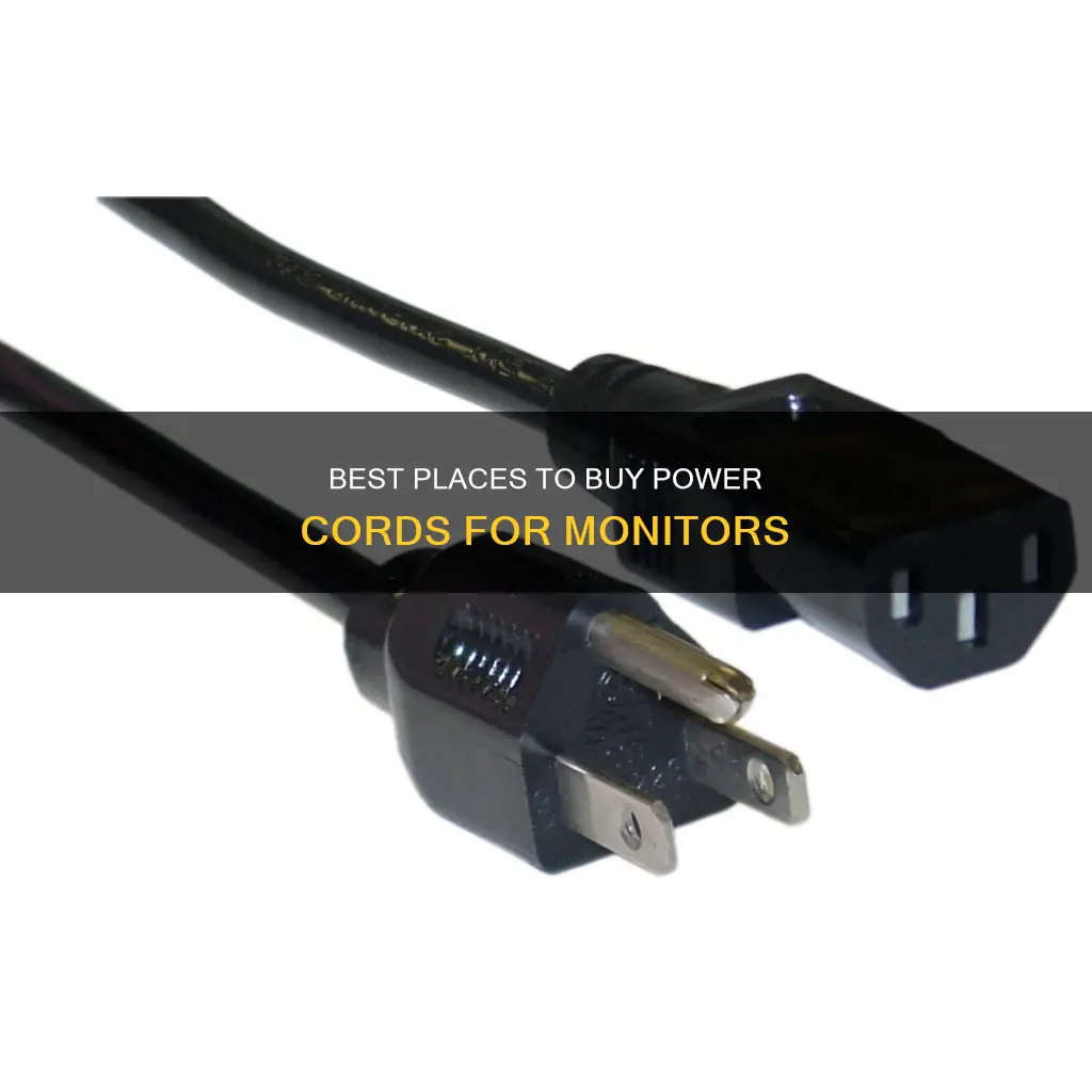 where to buy power cords for monitors