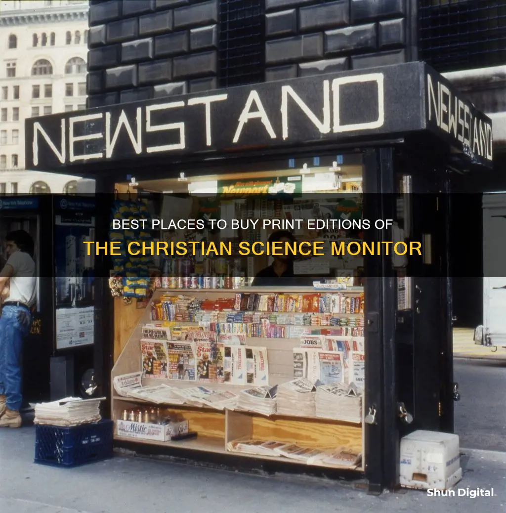 where to buy print editions christian science monitor