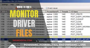 Monitor Driver Files: Where to Find and Download