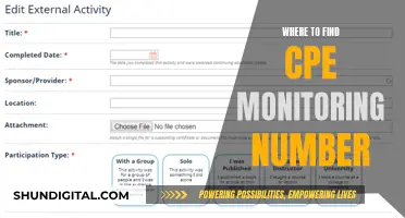 Locating Your CPE Monitoring Number: A Quick Guide