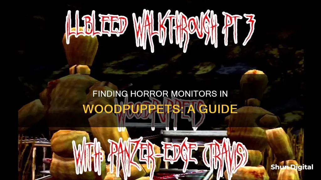 where to find horror monitor in woodpuppets