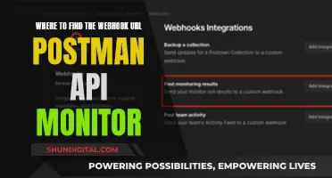 Finding the Webhook URL for API Monitoring with Postman