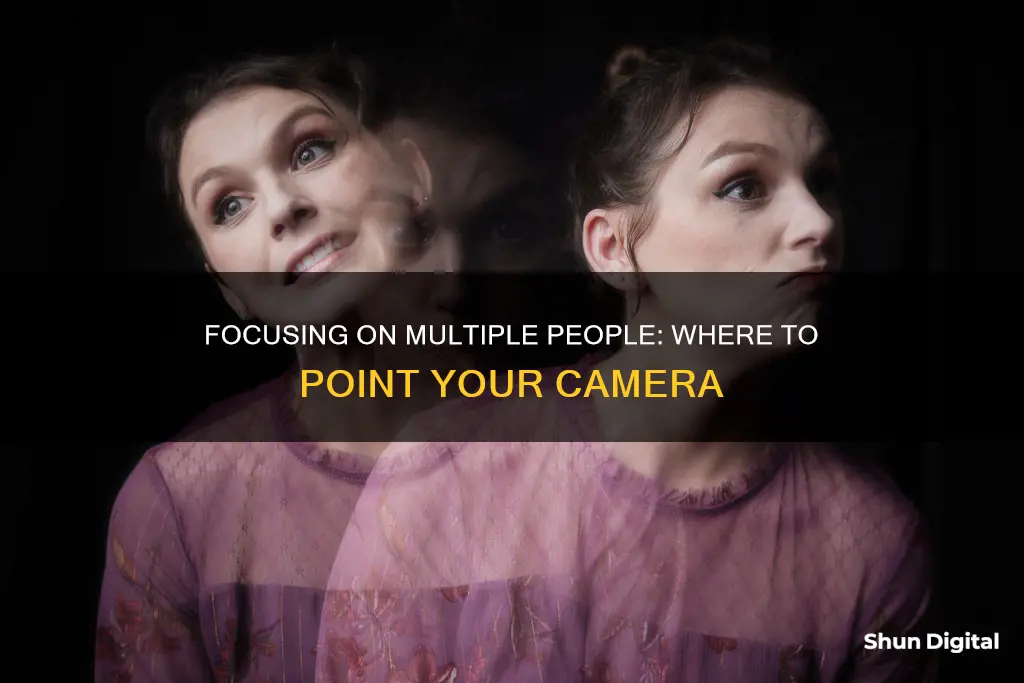 where to focus camera if there are multiple people