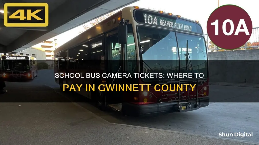 where to pay a school bus camera ticket gwinnett county