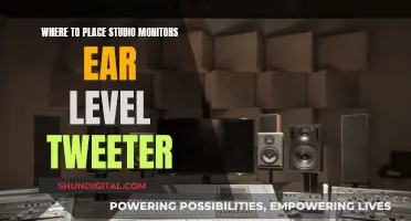 Positioning Studio Monitors: Ear-Level Tweeter Perfection