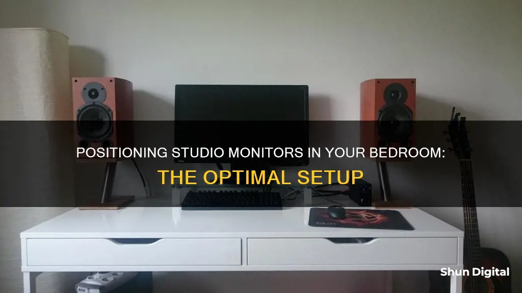 where to put studio monitors in bedroom