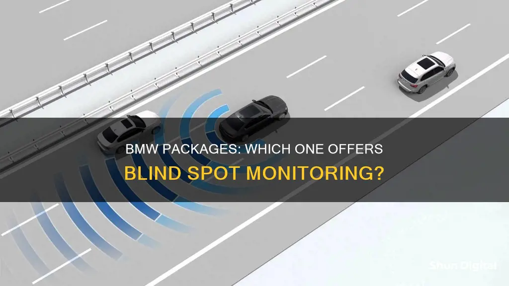 which bmw packag includes blind spot monitoring