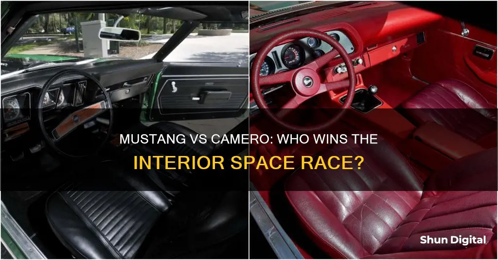 which car has more interior space mustang or camero