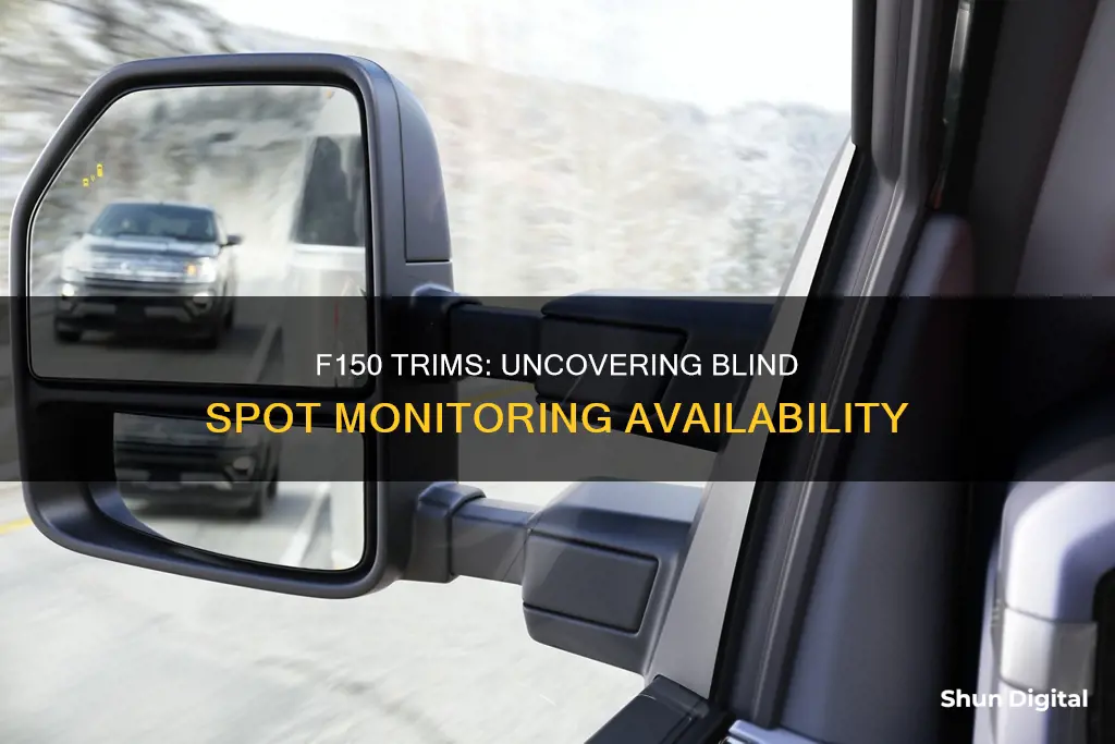 which f150 trim comes with blind spot monitoring