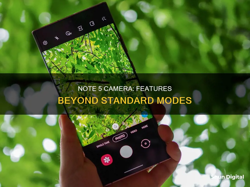 which feature is not a camera mode on note 5