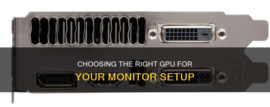 which gpu to hook up monitor