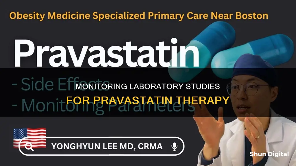 which laboratory study should be monitored for pravastatin