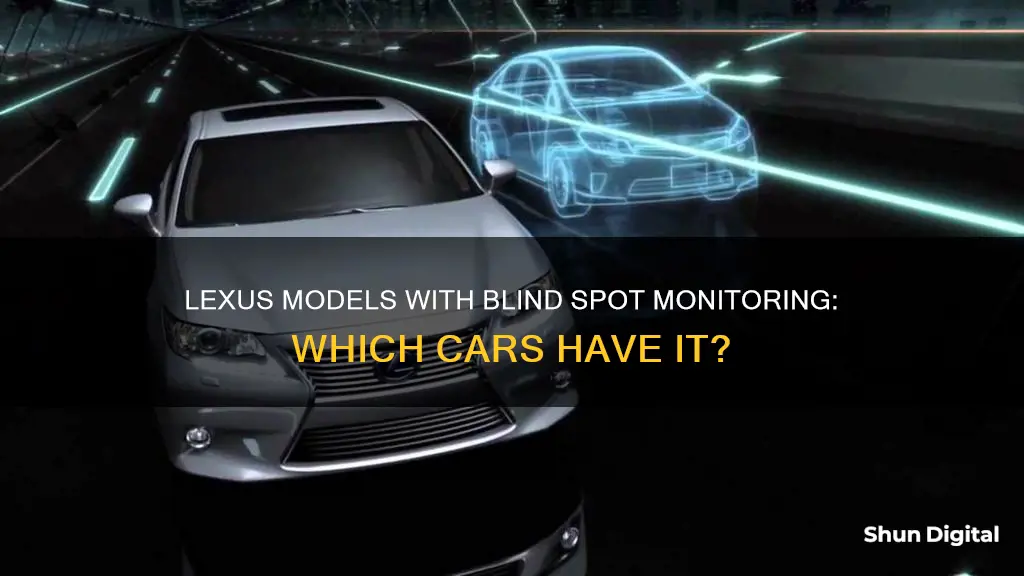 which lexus models have blind spot monitoring