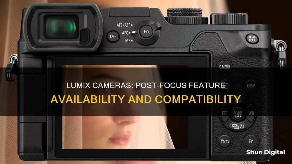 which lumix cameras have post focus