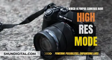 Olympus Cameras: High-Res Mode Options Explored