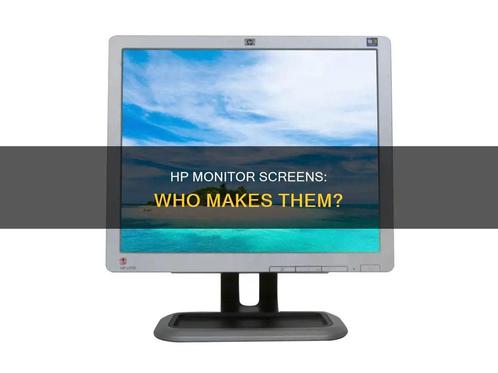 who manufactures the tft lcd ips screens for hp monitors