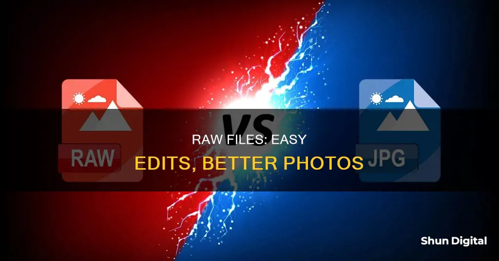 why are camera raw files easier to edit