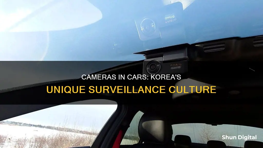 why are there cameras in cars in korea