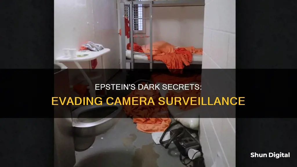 why are there no cameras watching jeff epstein