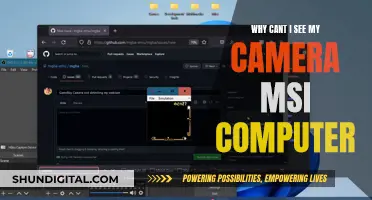 Troubleshooting MSI Computer Camera Issues