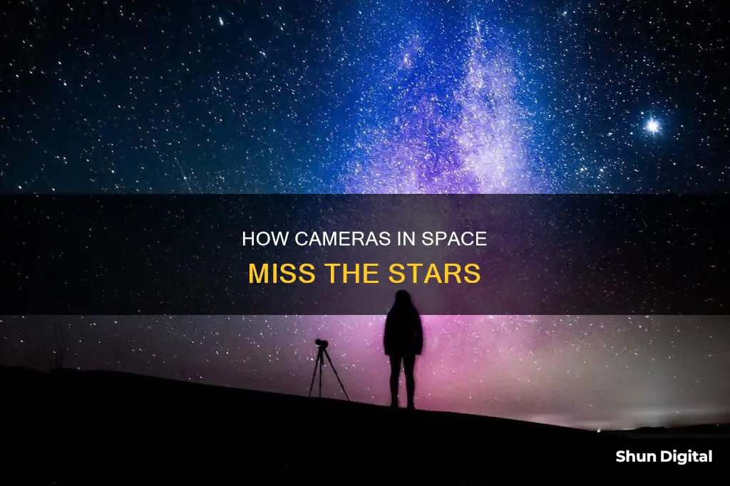 why cant you see stars with cameras in space