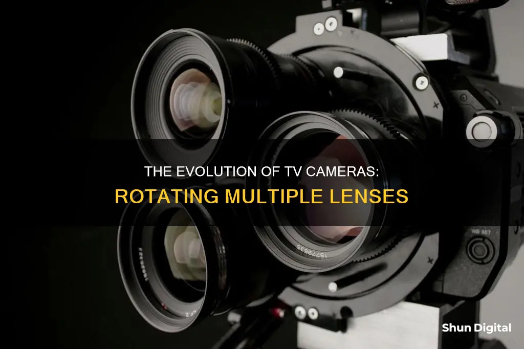 why did television camera have multiple lenses that rotated