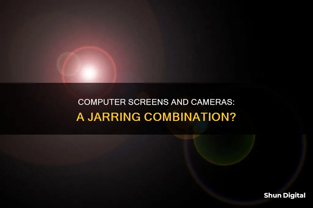 why do computer screens not jibe with cameras