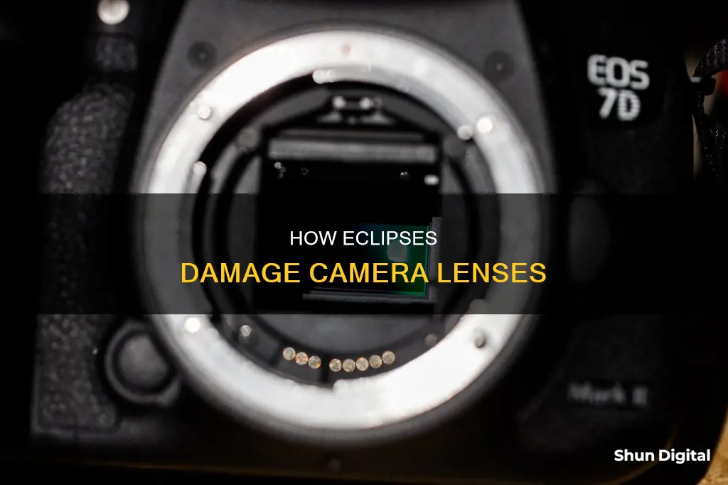 why do eclipses burn camera lenses