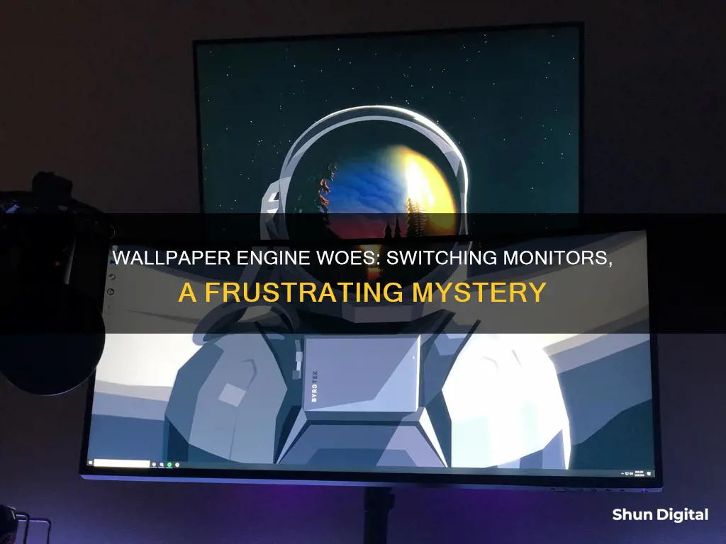 why do my wallpapers keep switching monitors wallpaper engine