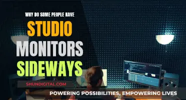 Studio Monitor Quirk: Sideways Setup, Why?