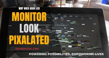 ASUS LCD Monitor: Pixelated Display Issues Explained